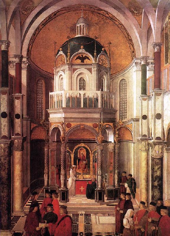 BELLINI, Gentile The Healing of Pietro dei Ludovici 5 oil painting image